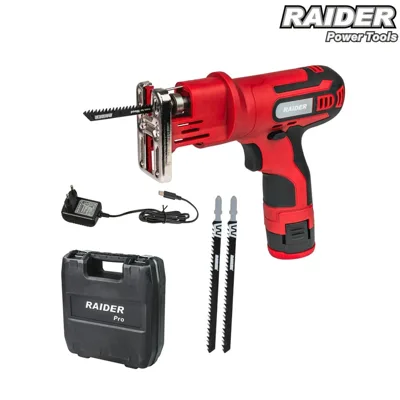Акумулаторен прободен трион Raider RD-RS39Y, 12 V, с куфар