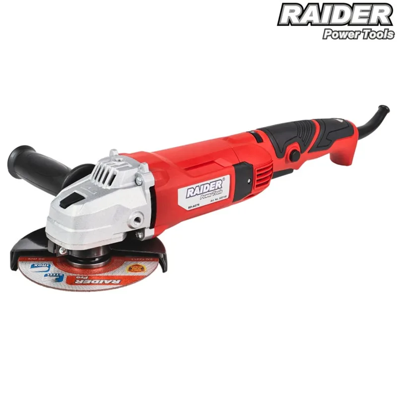 Ъглошлайф Raider RD-AG76, 900 W, Ø125 мм, с регулиране