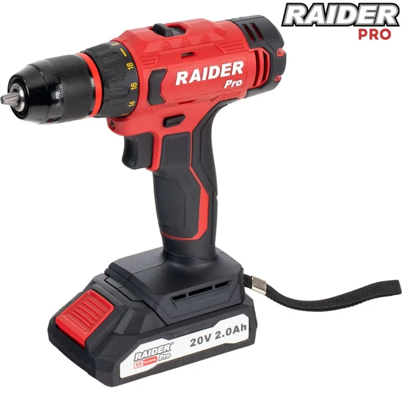 Ударна бормашина Raider Pro R20 RDP-PCDI20, 50 Nm, 2 Ah