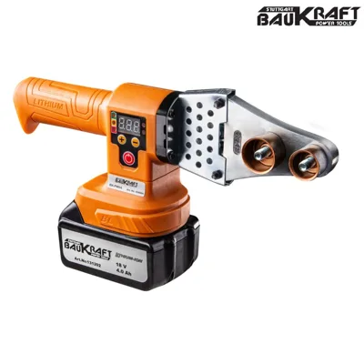 Акумулаторен поялник за PP тръби Baukraft BK-PW04, 18 V