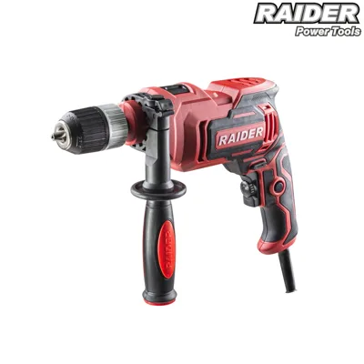 Ударна бормашина 750 W с бързозатягащ патронник 13 мм RAIDER