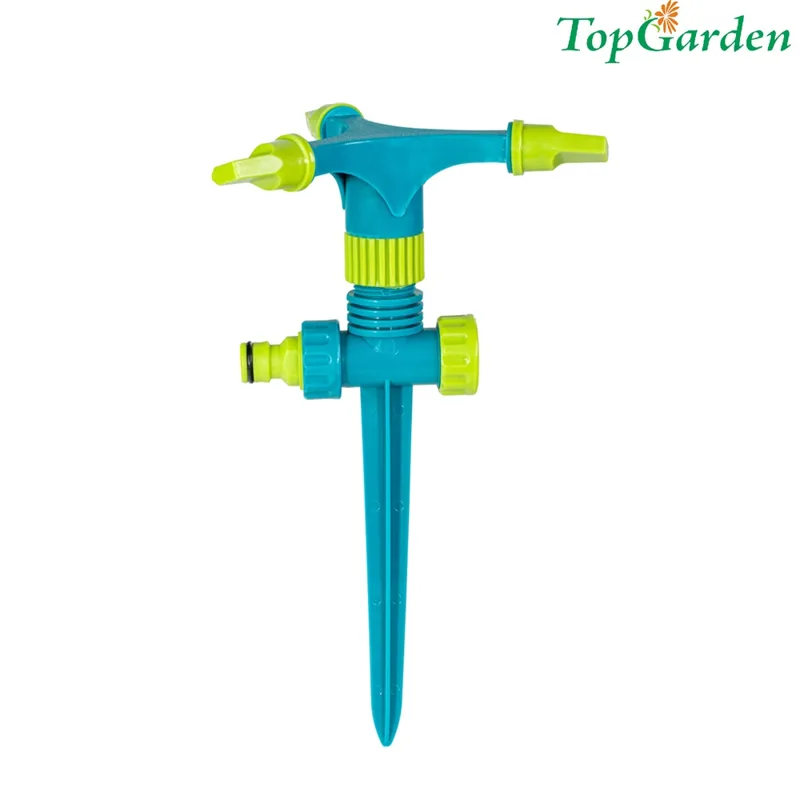 Трираменен разпръсквач на колче с регулатор Top Garden