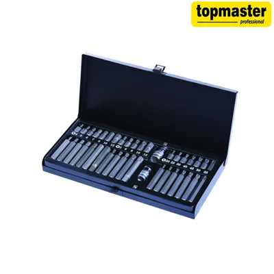 Комплект накрайници шестограм и Torx, 1/2 цол, 40 части RAIDER
