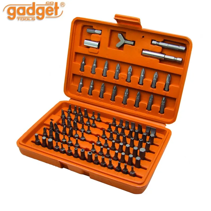 Комплект накрайници за винтоверт Gadget, 100 части RAIDER