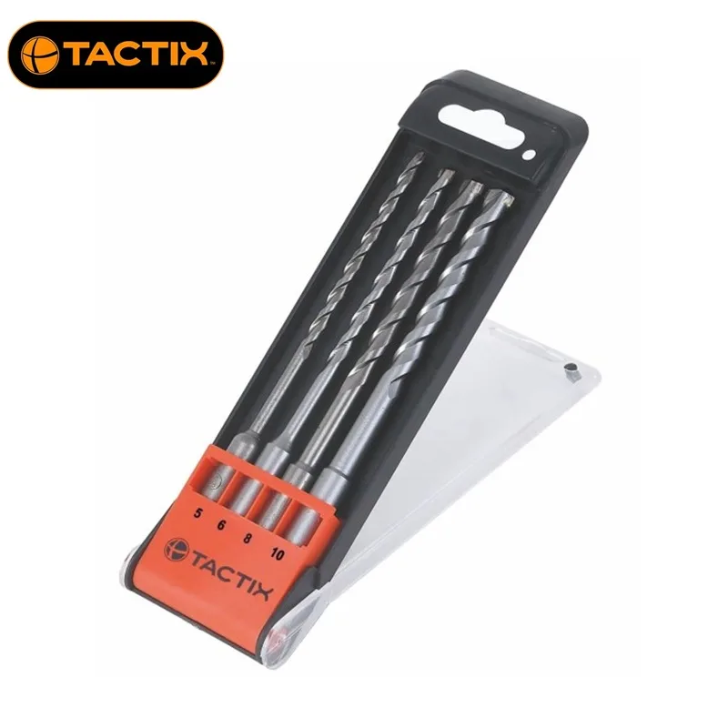 Комплект свредла Tactix SDS-Plus 160 мм, 4 броя