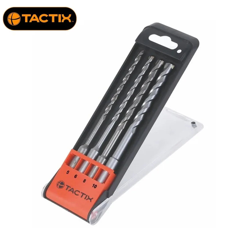 Комплект свредла Tactix SDS-Plus 110 мм, 4 броя
