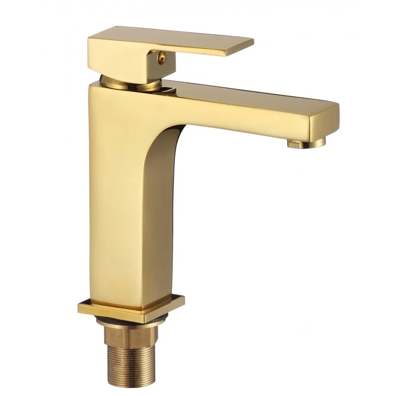 Смесител за умивалник Ясмина Gold ICF 1008866, злато Inter Ceramic