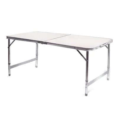Сгъваема маса за къмпинг 120 x 60 см, с регулиране