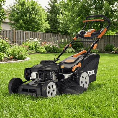 Бензинова самоходна косачка WR65215ABK, 46 см, 60 л кош