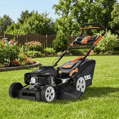 Бензинова самоходна косачка WR65831ABK, 53 см, 60 л кош