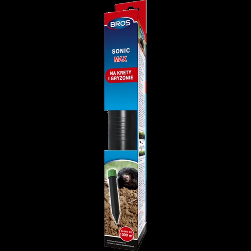BROS уред против къртици и подземни гризачи, 600 кв. м