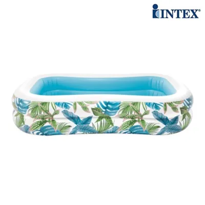 Надуваем басейн INTEX Tropical swim, 57177NP семеен