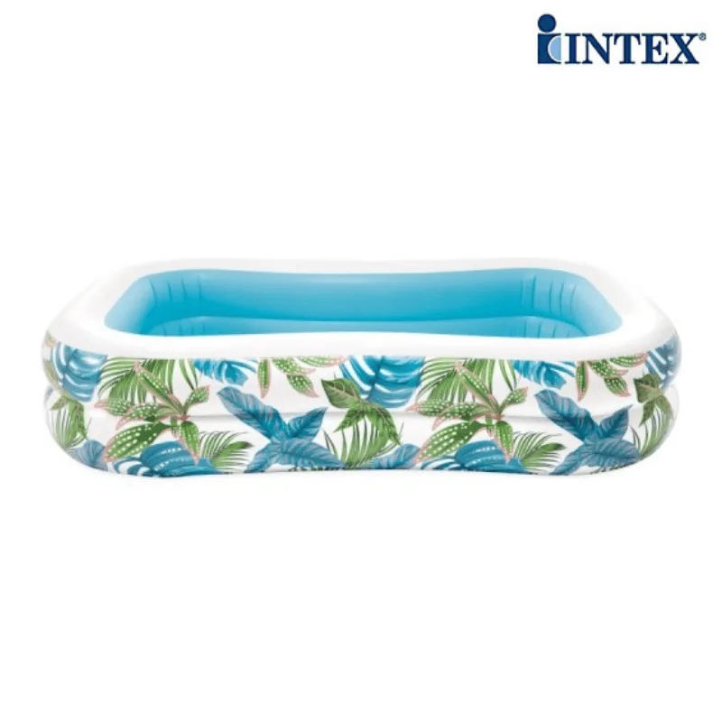 Надуваем басейн INTEX Tropical swim, 57177NP семеен