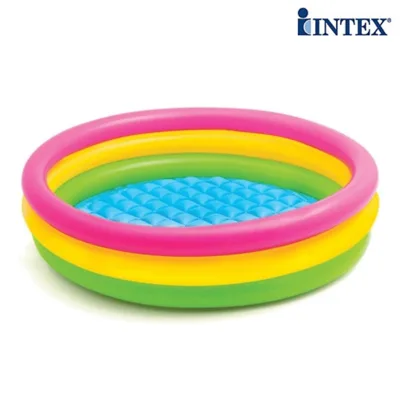 Надуваем басейн Intex Sunset Glow, среден, 57422 детски