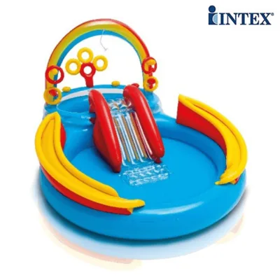 Детски воден център Intex Rainbow 57453NP, 297х193 см