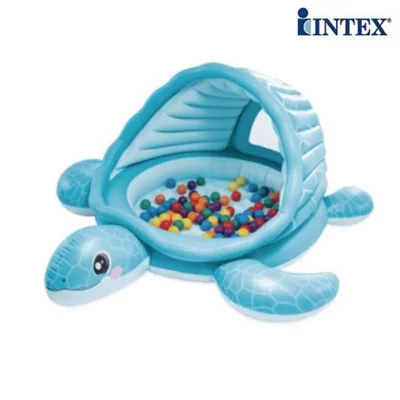 Детски басейн със сенник Intex 48677NP Костенурка
