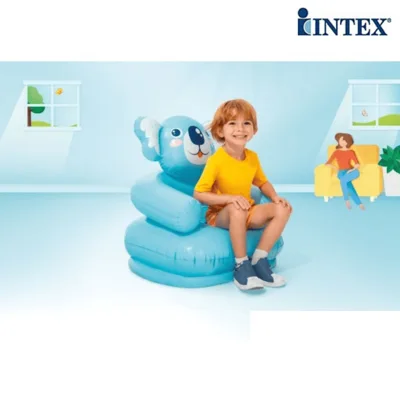 Надуваемо детско столче Intex Happy Animal, мече или коала