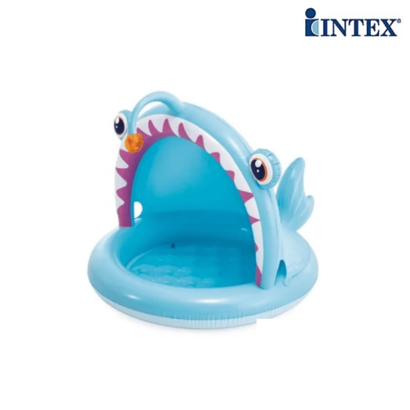 Бебешки басейн със сенник Intex 56419NP Рибка