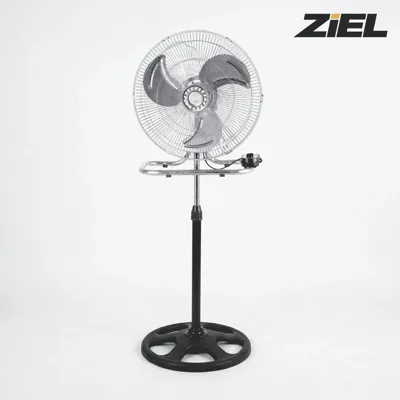 Вентилатор Ziel 3 в 1, 18 инча, с метални перки